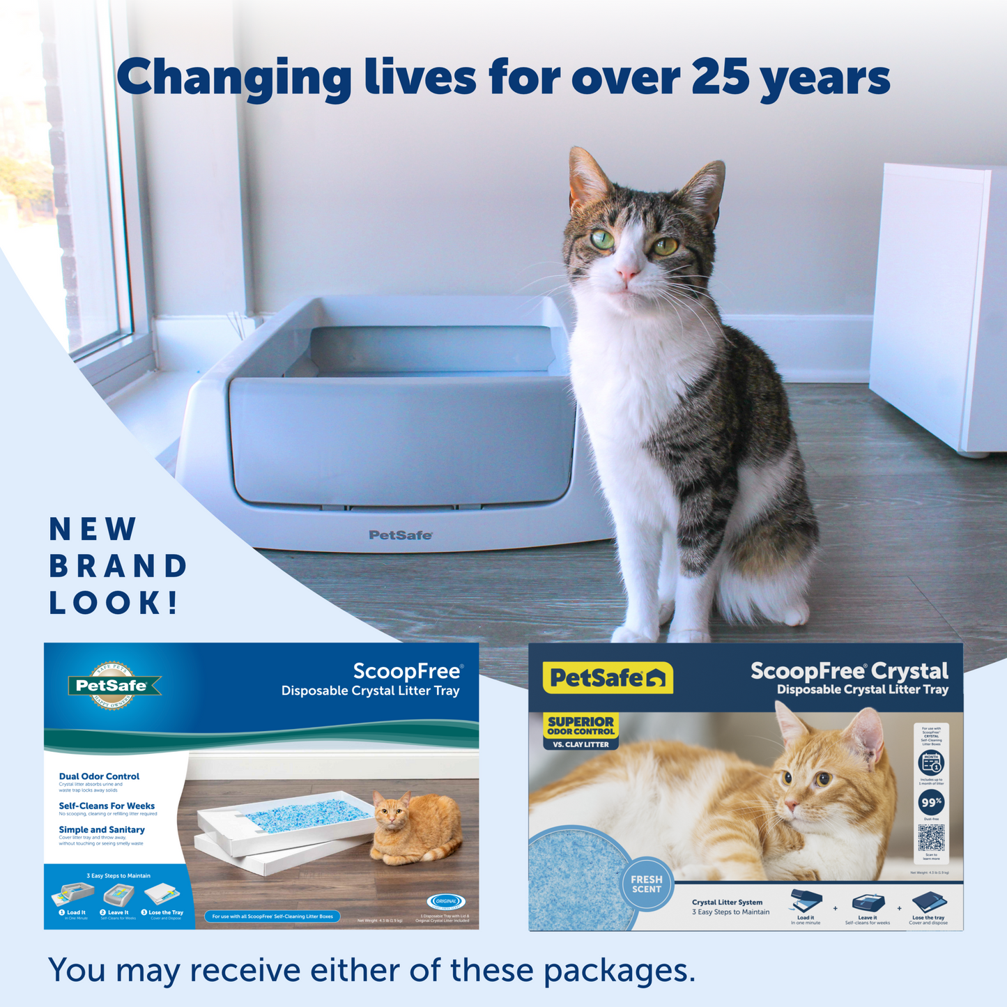 Disposable Litter Tray - ScoopFree® Fresh Crystal Tray