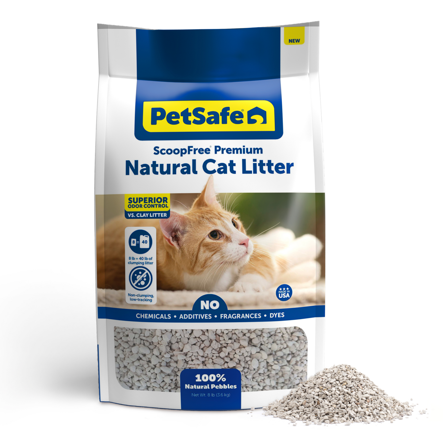 Natural Cat Litter - ScoopFree® Premium Fragrance-Free 8 lb