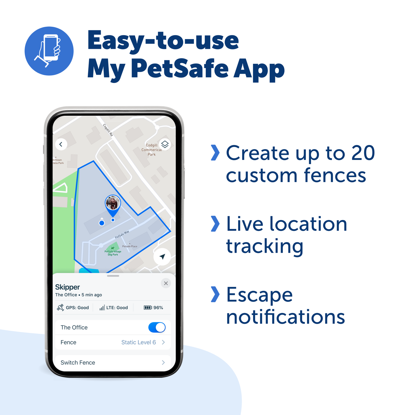 Guardian® GPS + Tracking Dog Fence Collar