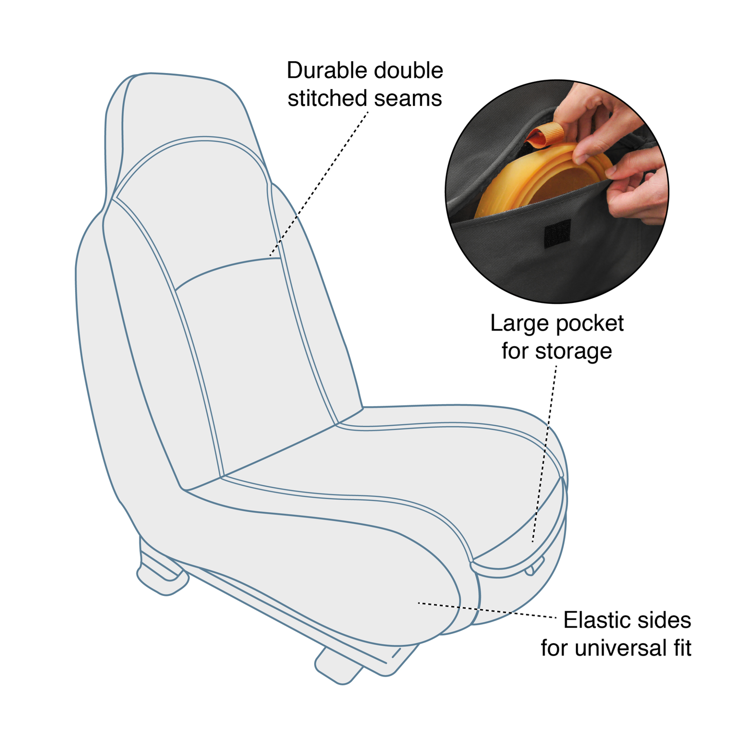 Rover Bucket Seat Cover