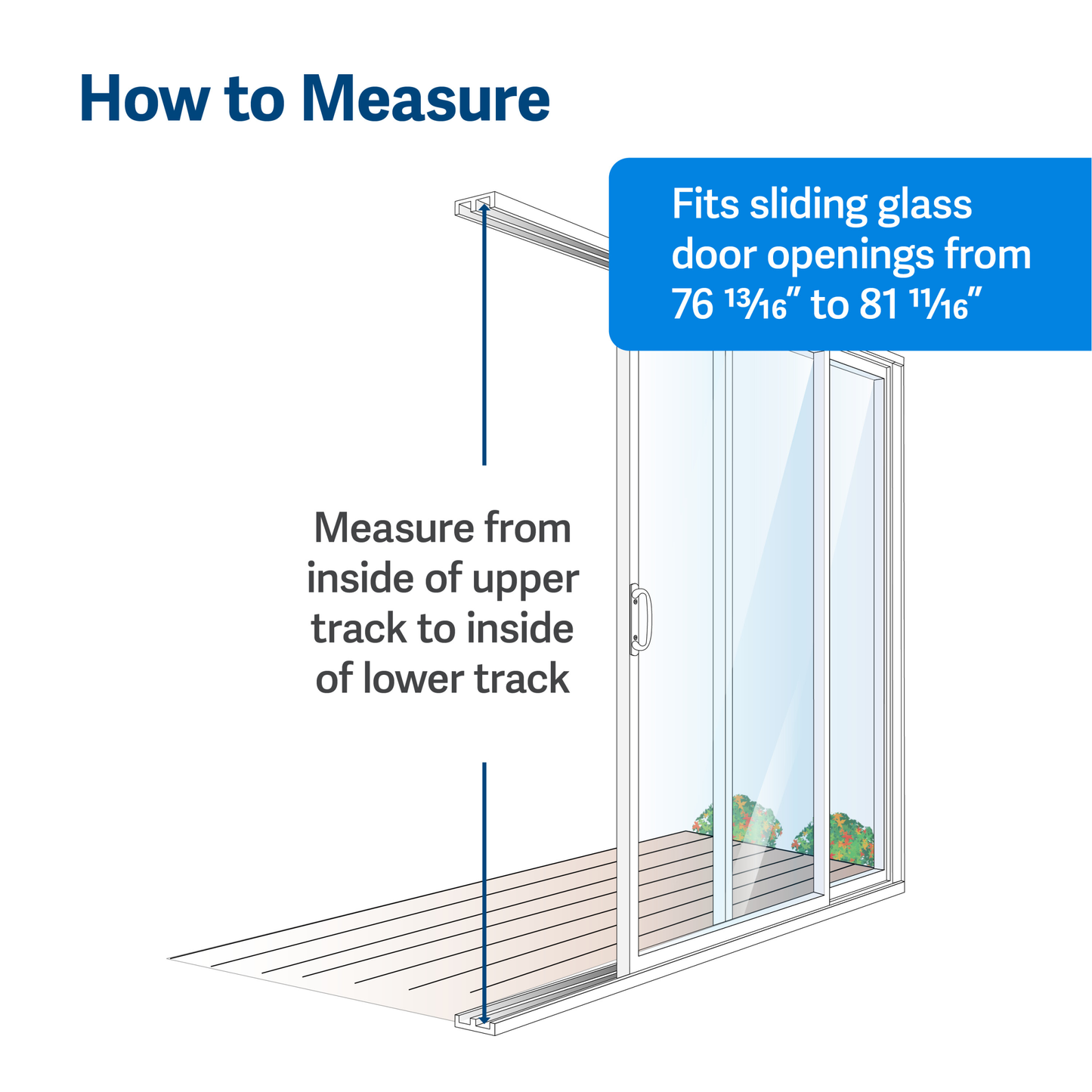 Sliding Glass Pet Door, 2 Piece