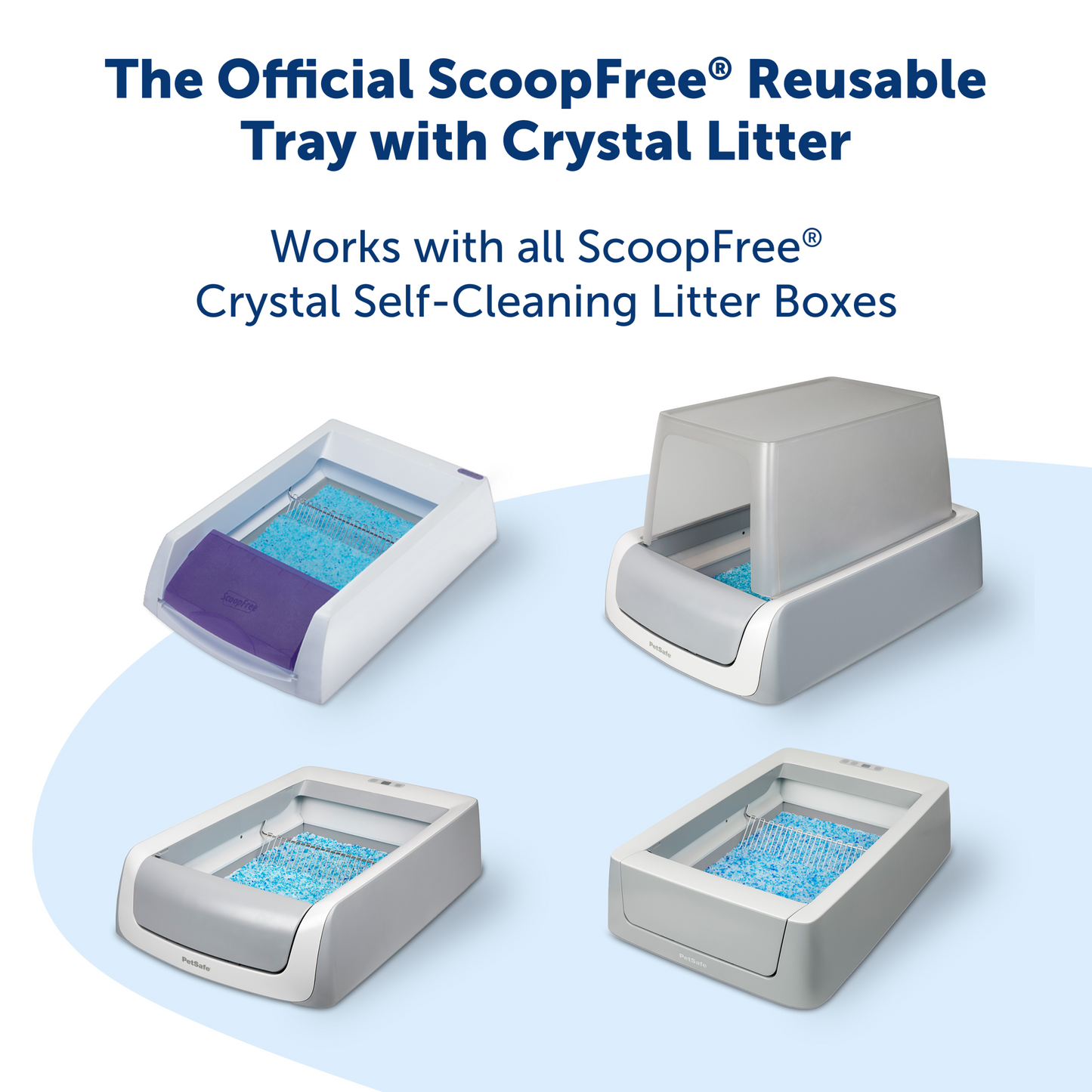 ScoopFree® Reusable Tray with Crystal Litter