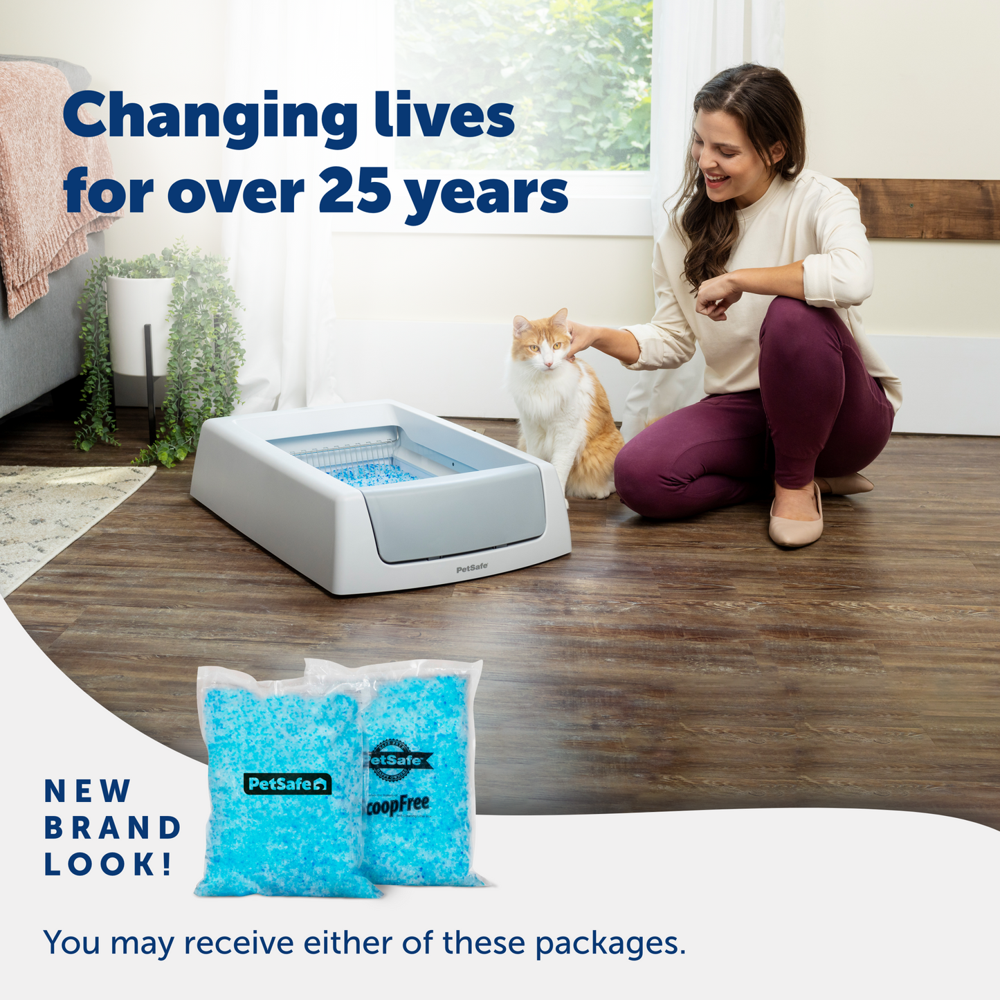 ScoopFree® Premium Crystal Litter, Blue, 2-Pack