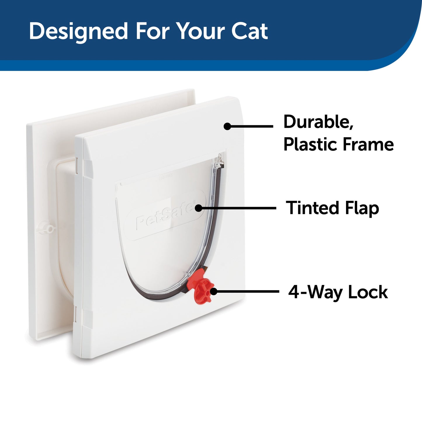4-Way Locking Cat Flap