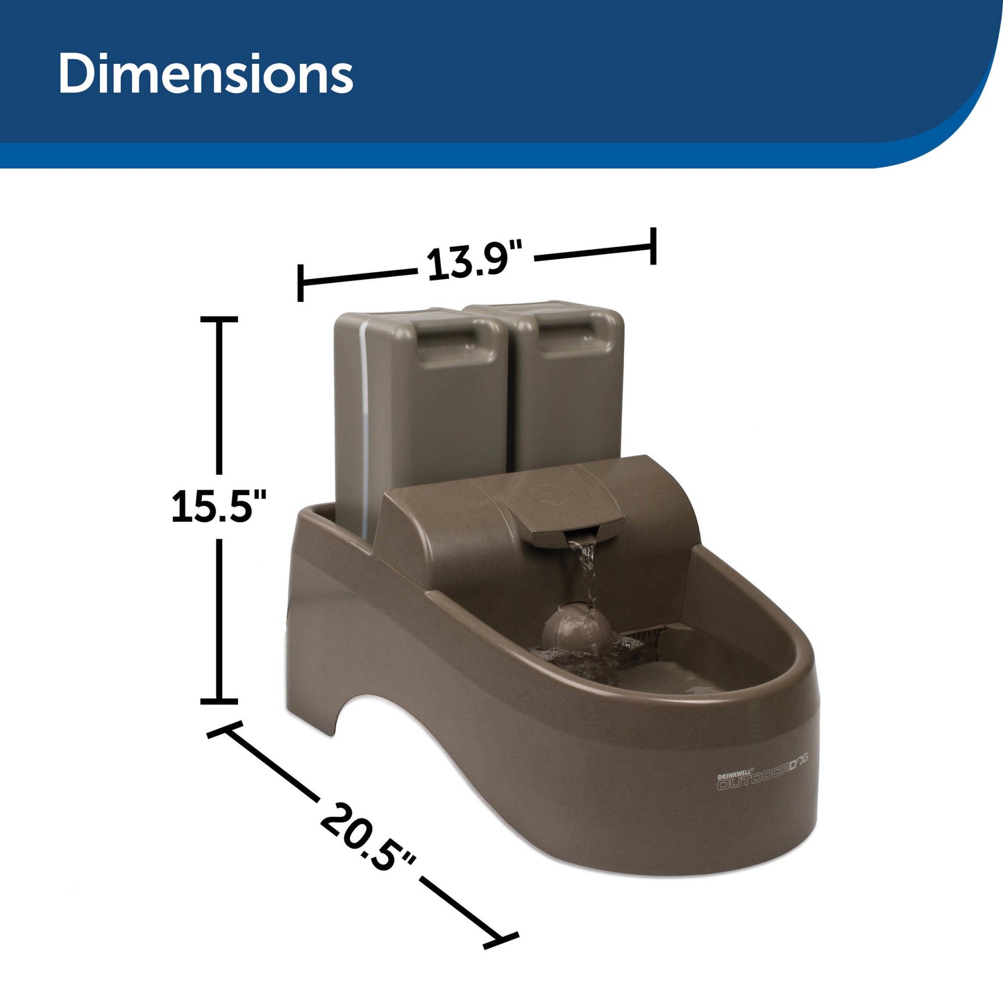 Drinkwell® Outdoor Dog Fountain
