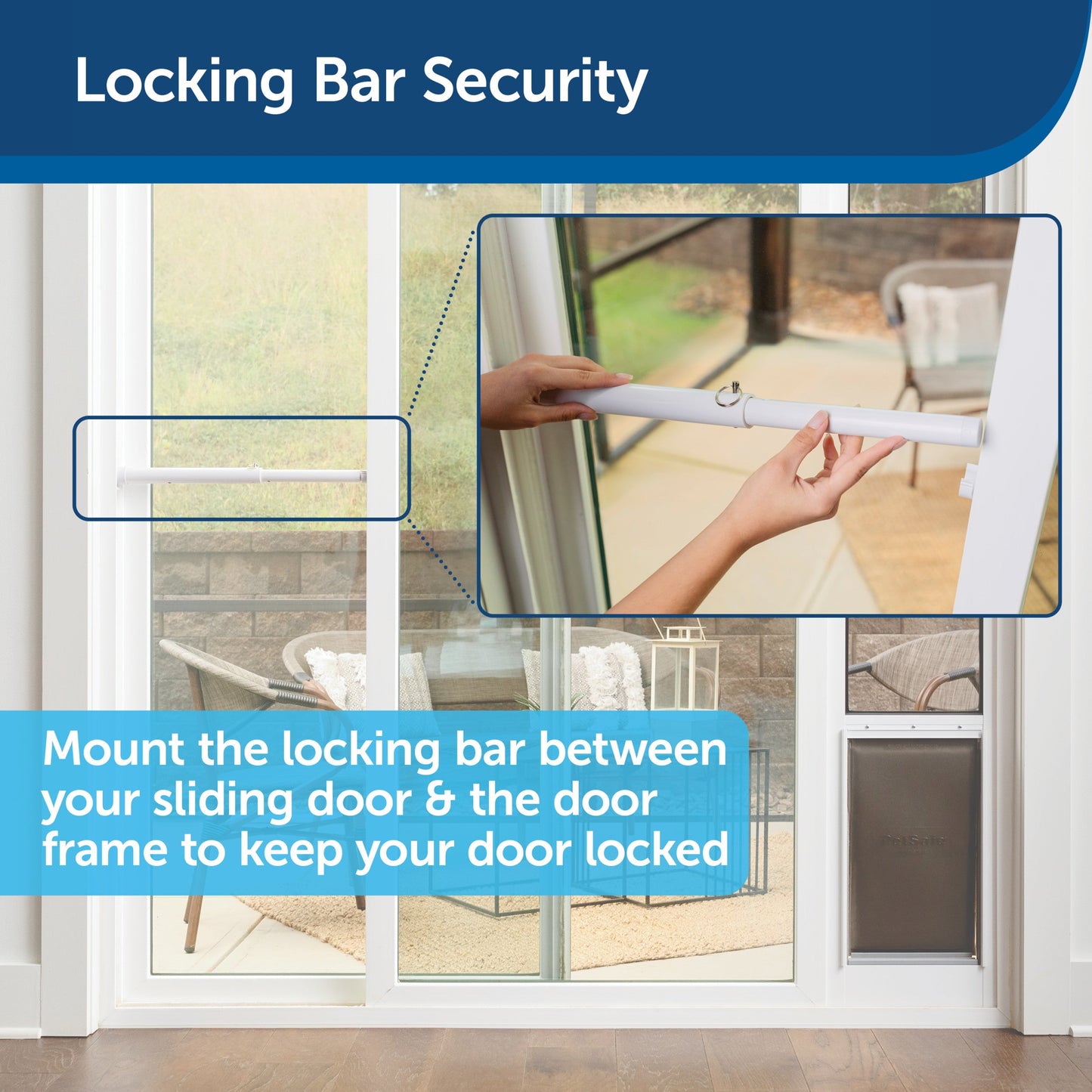 Extreme Weather Sliding Glass Pet Door™