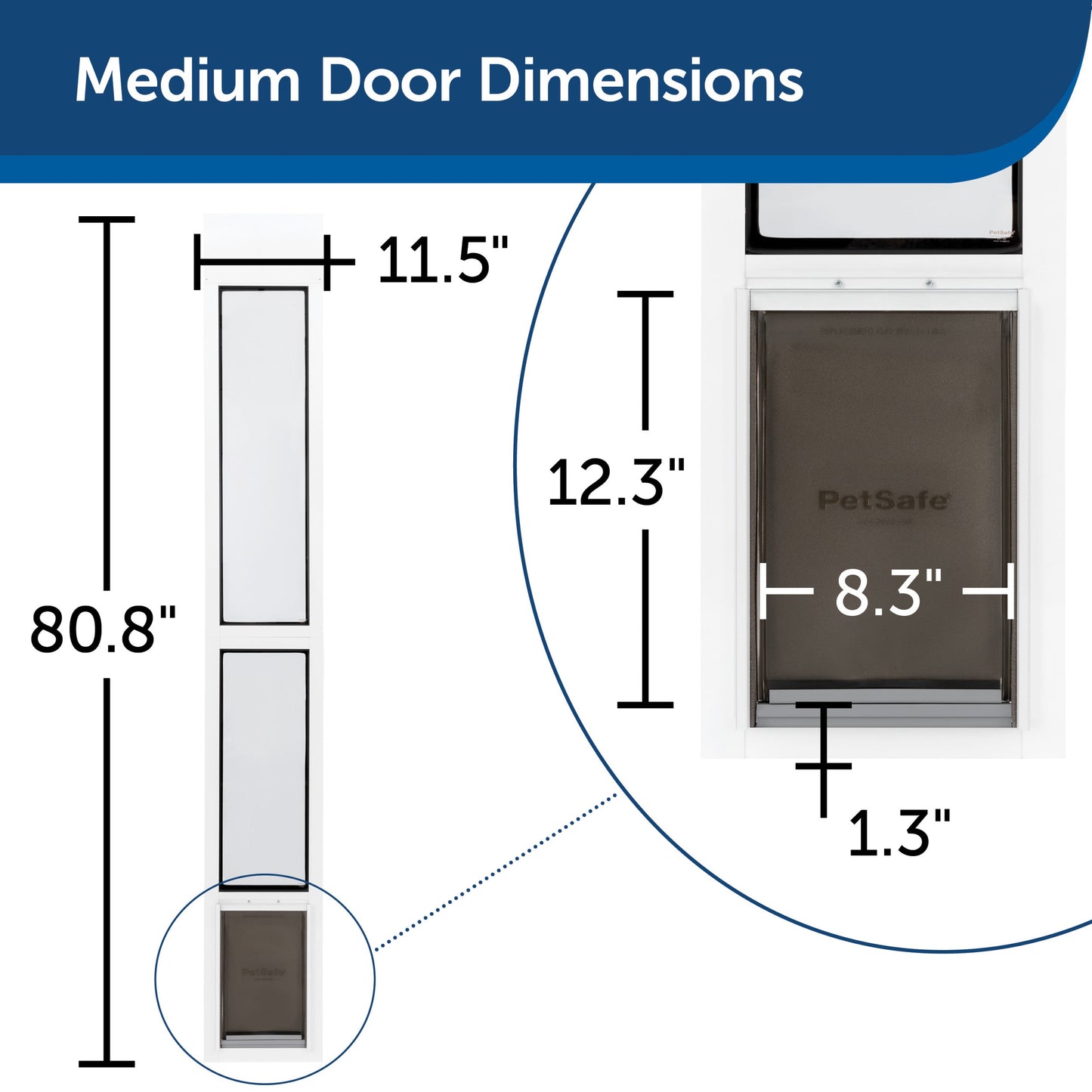 Extreme Weather Sliding Glass Pet Door™