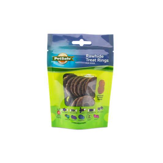 Busy Buddy® Natural Rawhide Rings