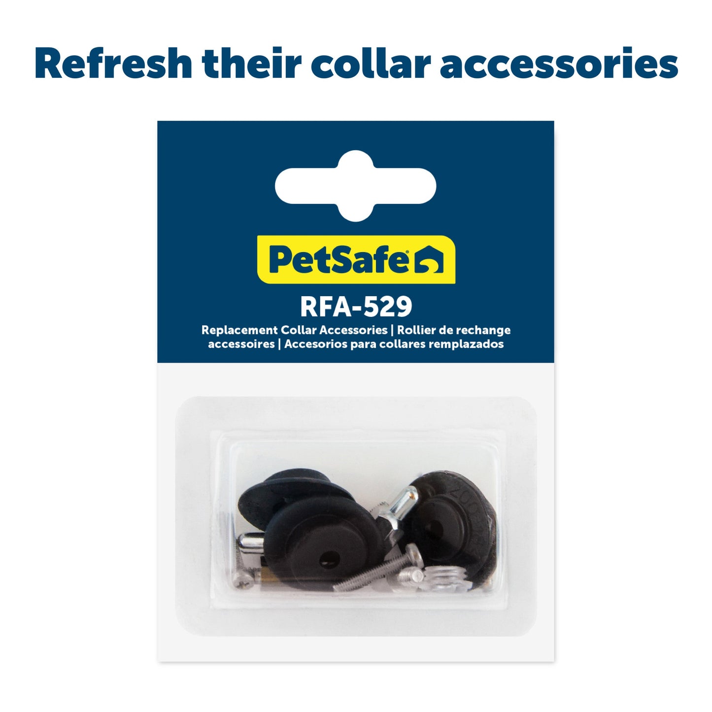 Package of all the components that come with the collar accessory pack