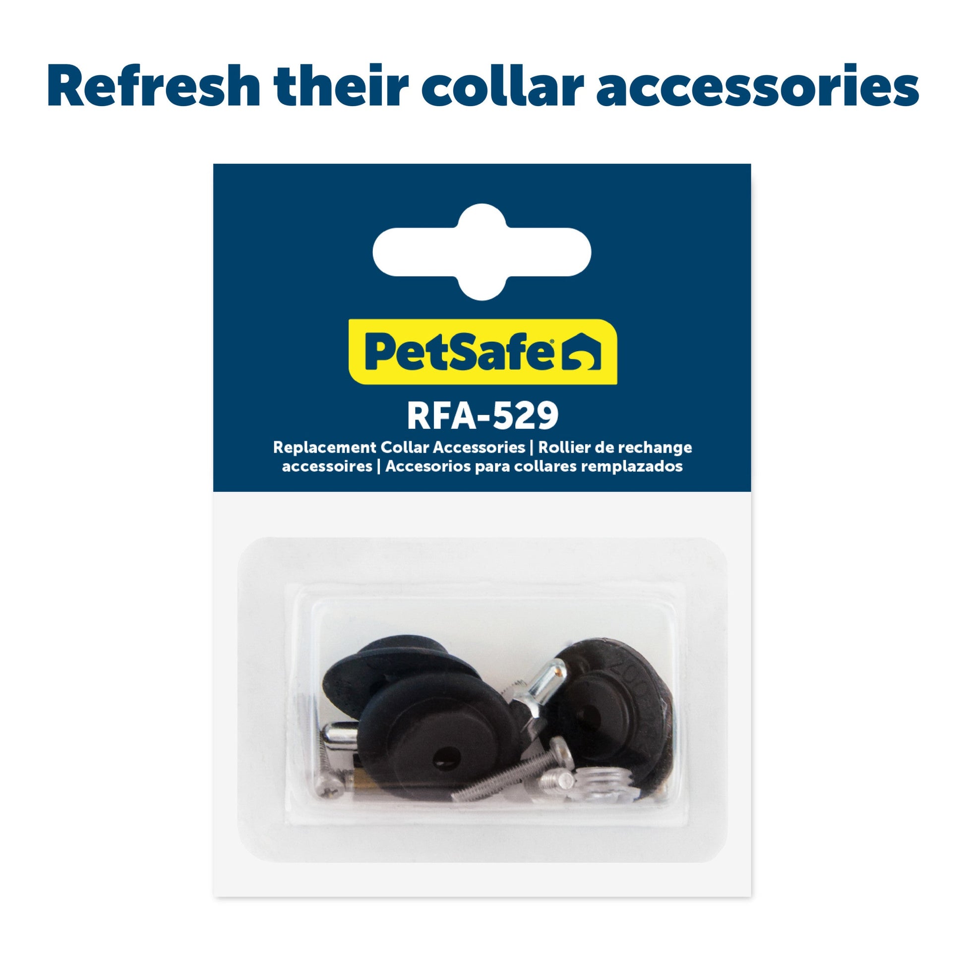 Package of all the components that come with the collar accessory pack