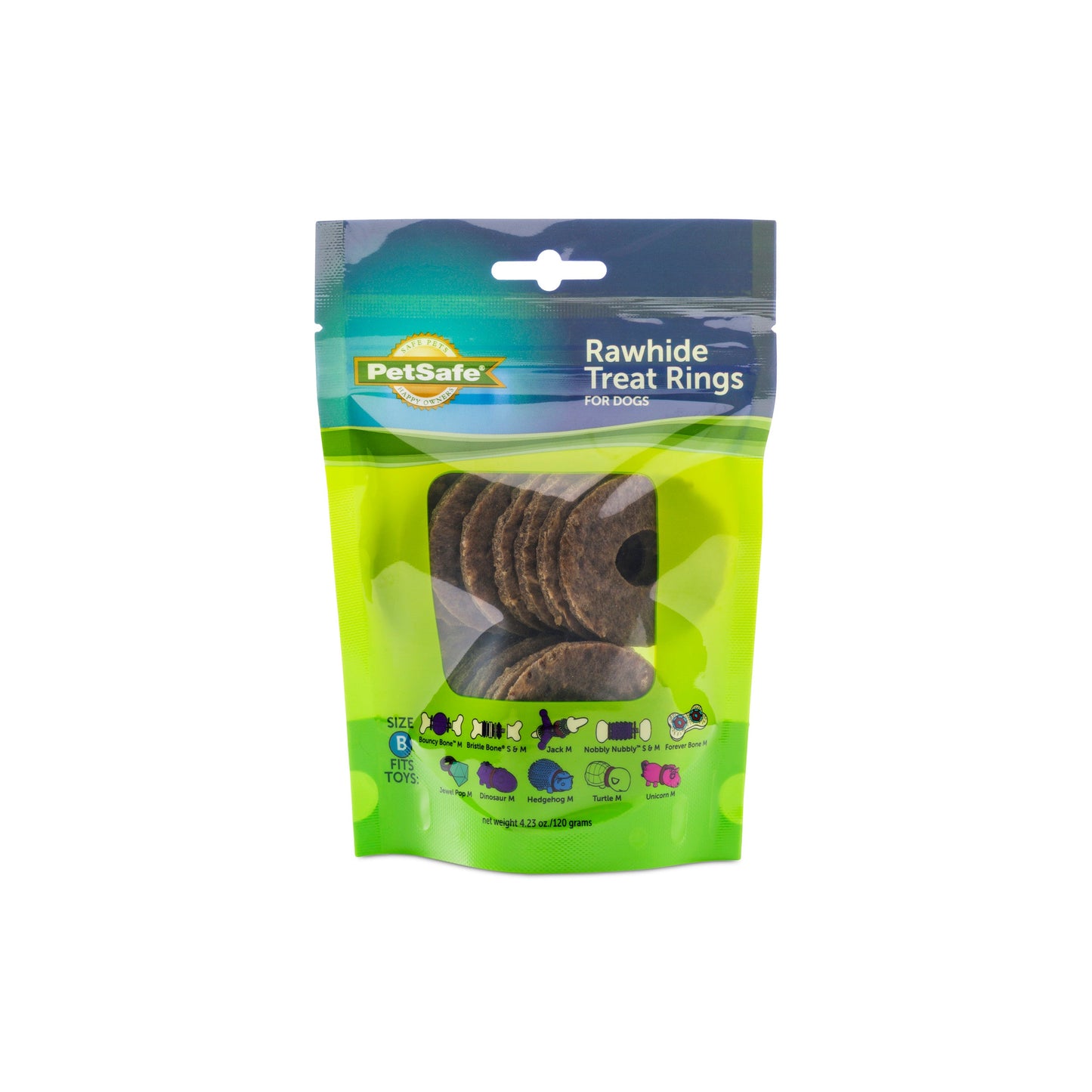 Busy Buddy® Natural Rawhide Rings