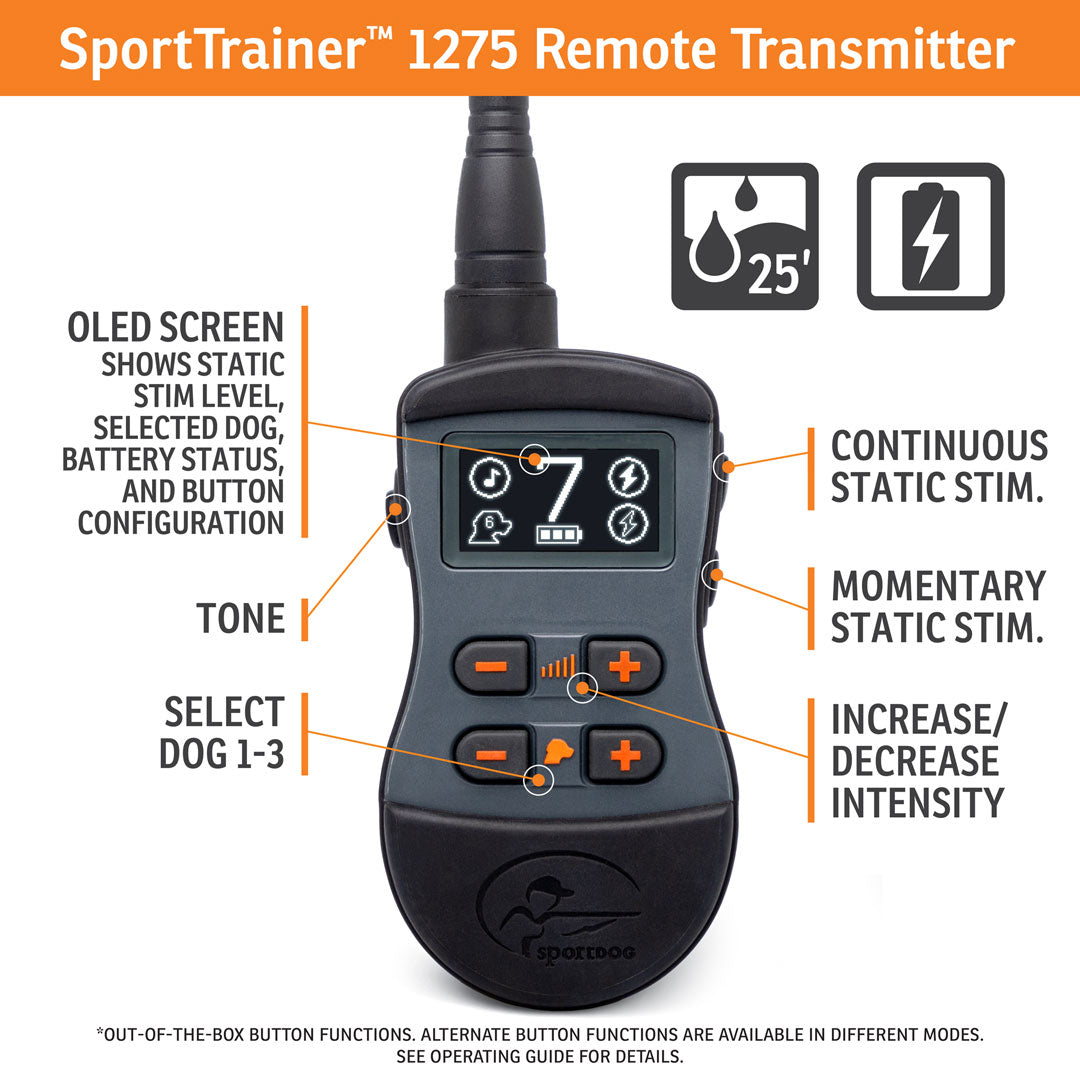 SportTrainer® 1275 - Black