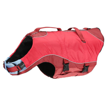 Kurgo Surf n' Turf Life Jacket in Red.