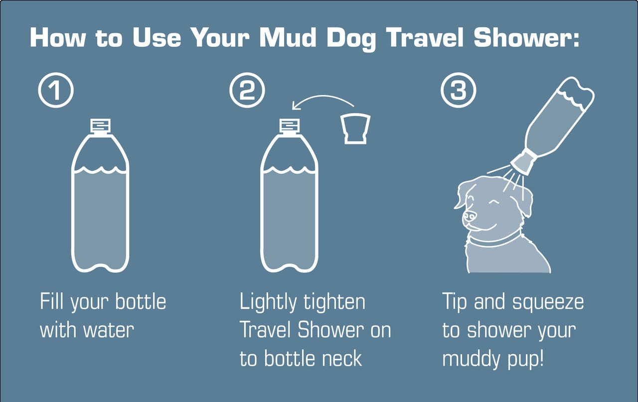 Mud Dog Travel Shower