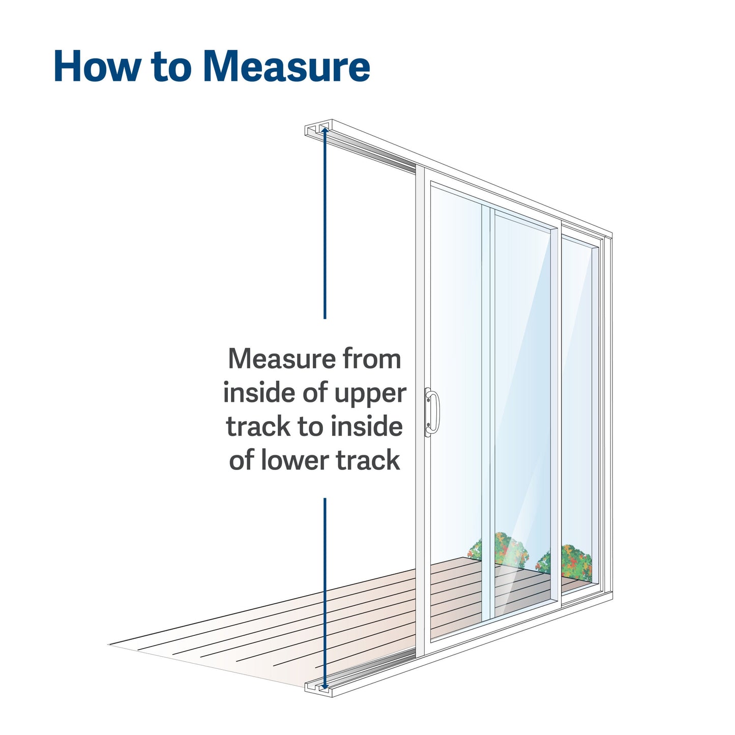 Sliding Glass Pet Door, 1 Piece - 81 in