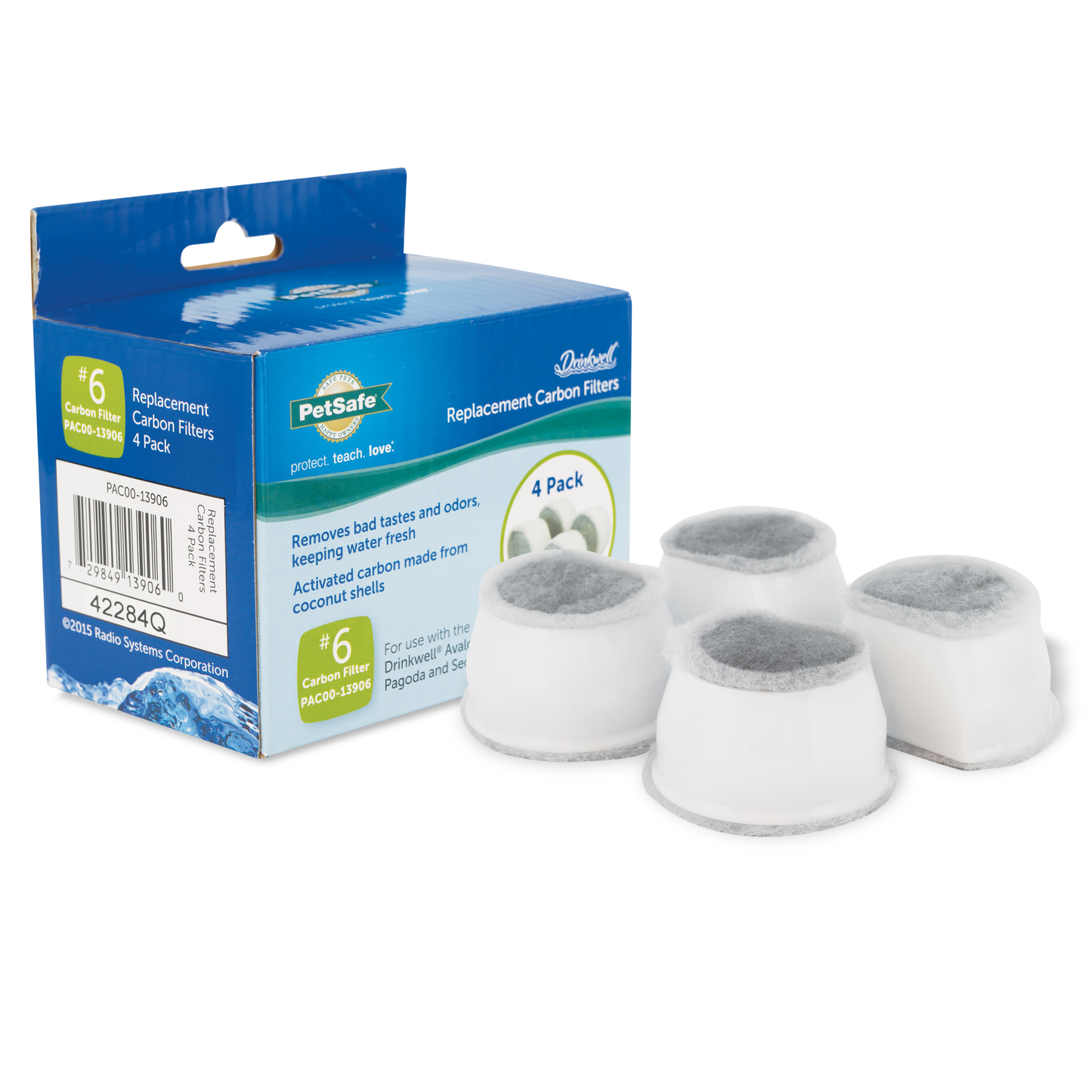 Drinkwell® Replacement Carbon Filters (4-Pack)