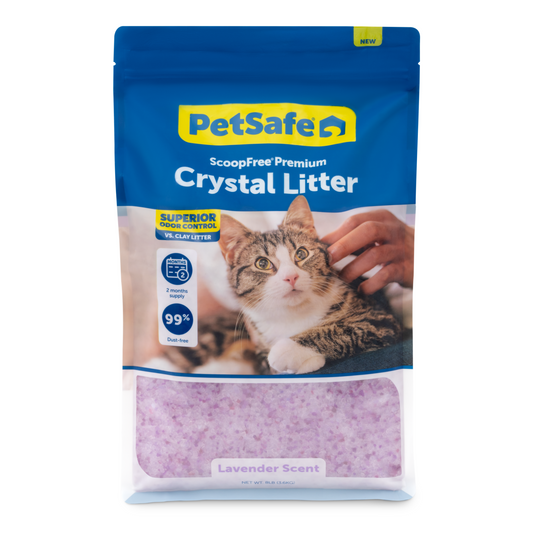 Crystal Cat Litter - ScoopFree® Premium Lavender Litter 8 lb