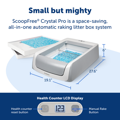Automatic Litter Box - ScoopFree® Crystal Pro Legacy Self-Cleaning