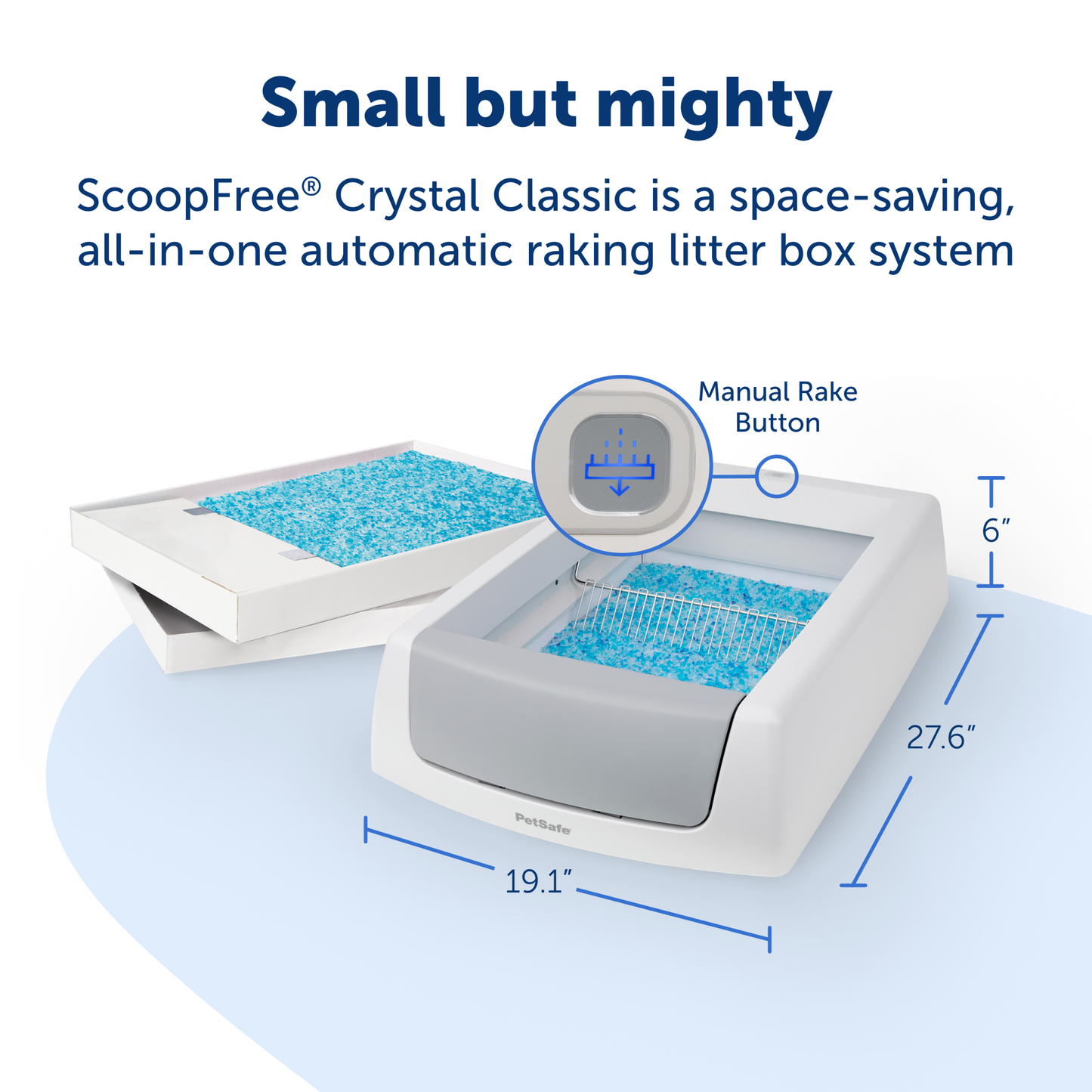 Crystal Litter Box - ScoopFree® Crystal Classic Self-Cleaning