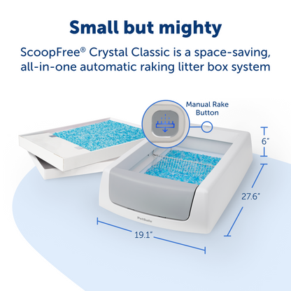 Crystal Litter Box - ScoopFree® Crystal Classic Self-Cleaning