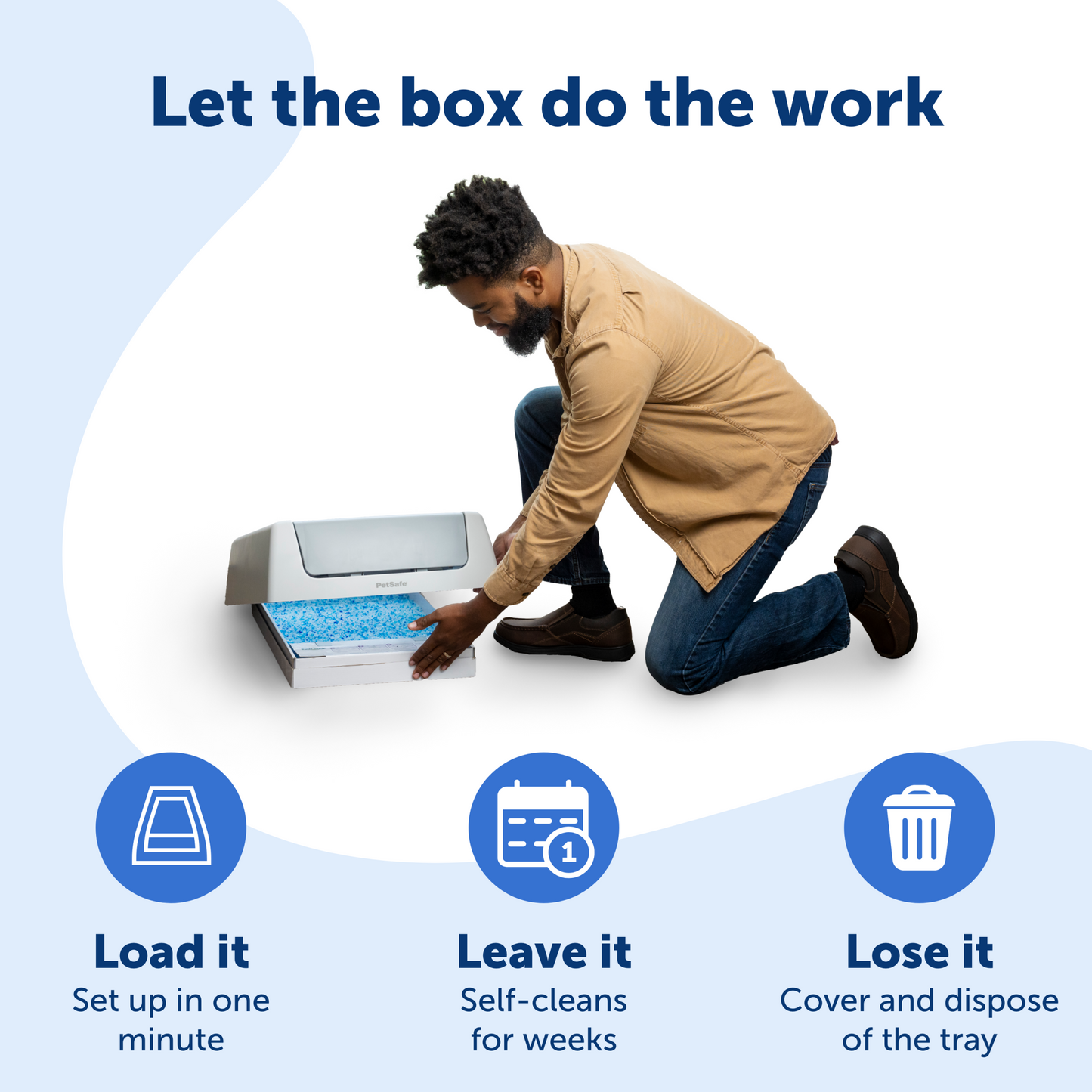 Crystal Litter Box - ScoopFree® Crystal Classic Self-Cleaning