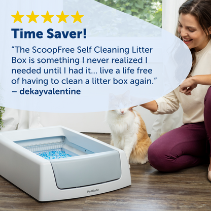 Crystal Litter Box - ScoopFree® Crystal Classic Self-Cleaning