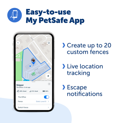Guardian® GPS + Tracking Dog Fence Collar