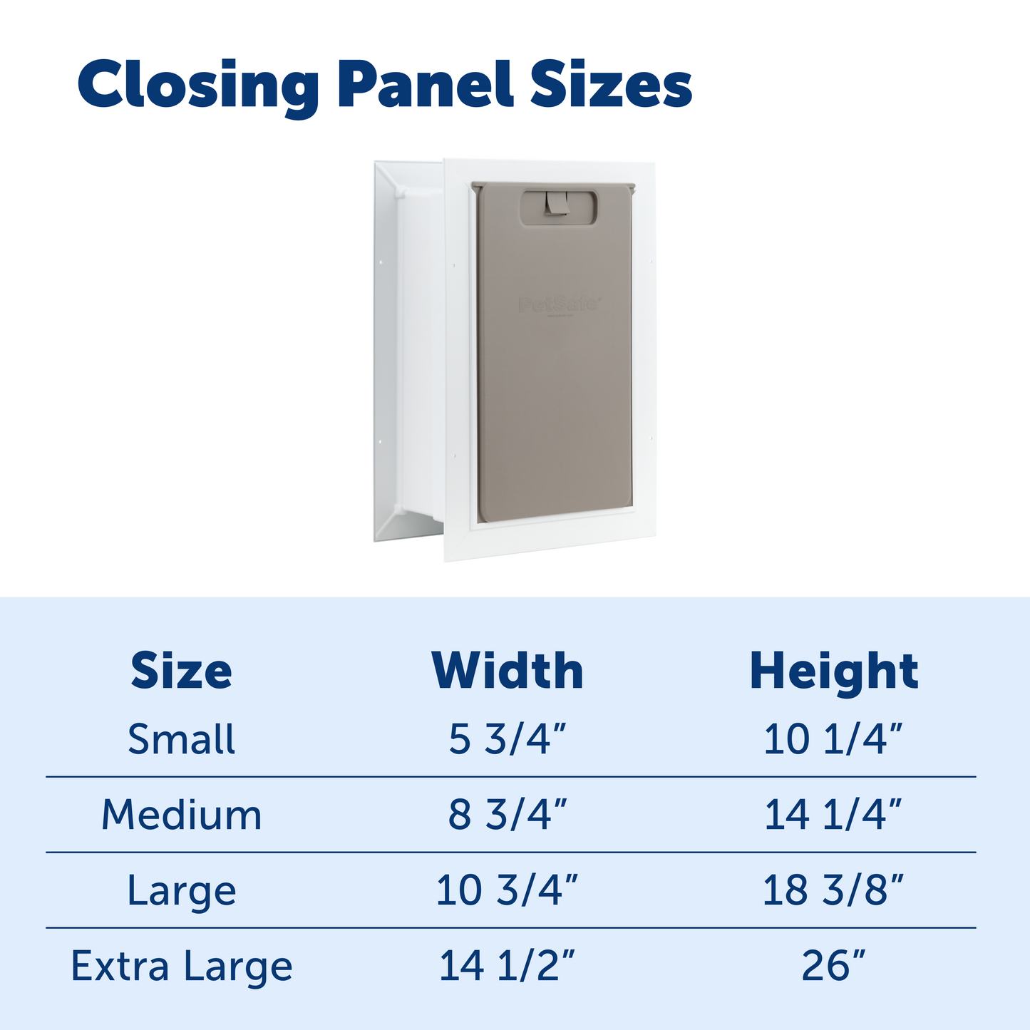 Closing Panel Pet Door Cover