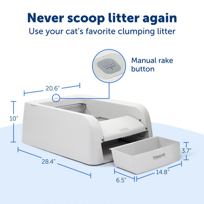 Automatic Litter Box Clumping Litter - ScoopFree® Clumping Self-Cleaning