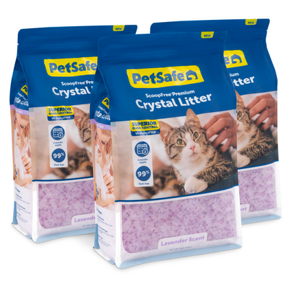Crystal Cat Litter - ScoopFree® Premium Lavender 3-Pack