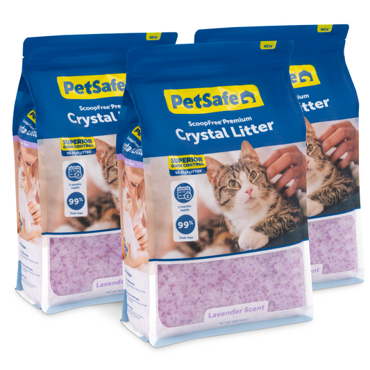 Crystal Cat Litter - ScoopFree® Premium Lavender 3-Pack