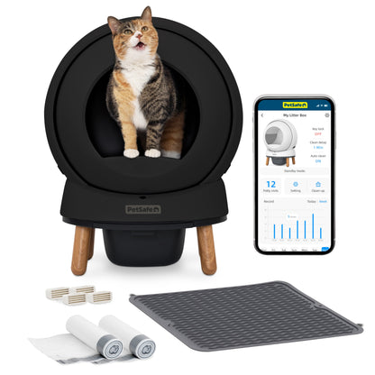 Smart Cat Litter Box Bundle - ScoopFree® SmartSpin™