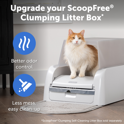 ScoopFree® Clumping Litter Box Hood and Accessory Bundle