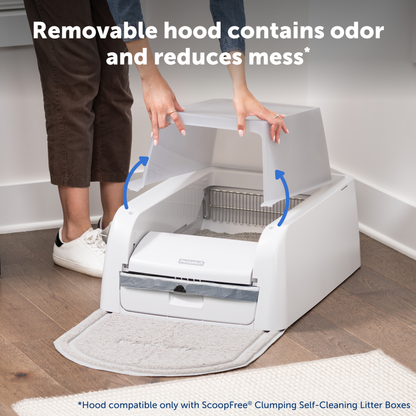 ScoopFree® Clumping Litter Box Hood and Accessory Bundle