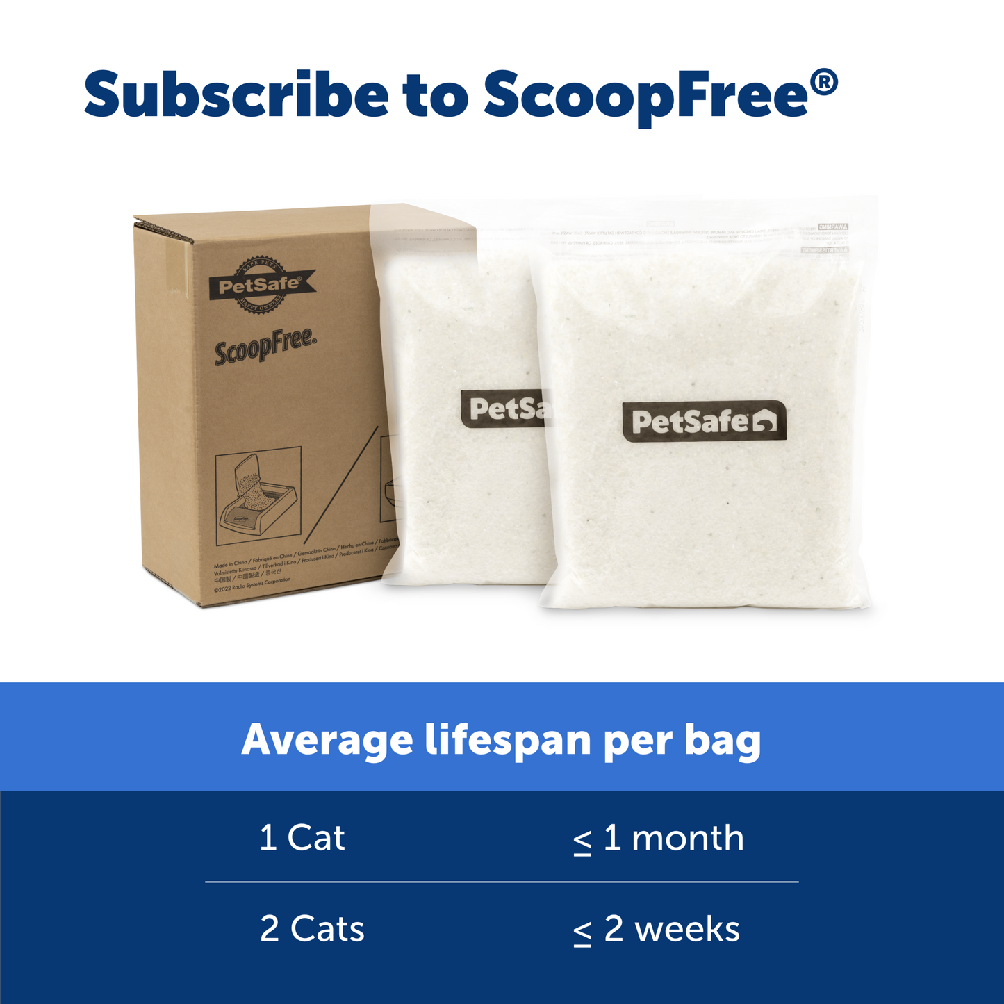 ScoopFree® Sensitive Crystal Litter, 2-Pack