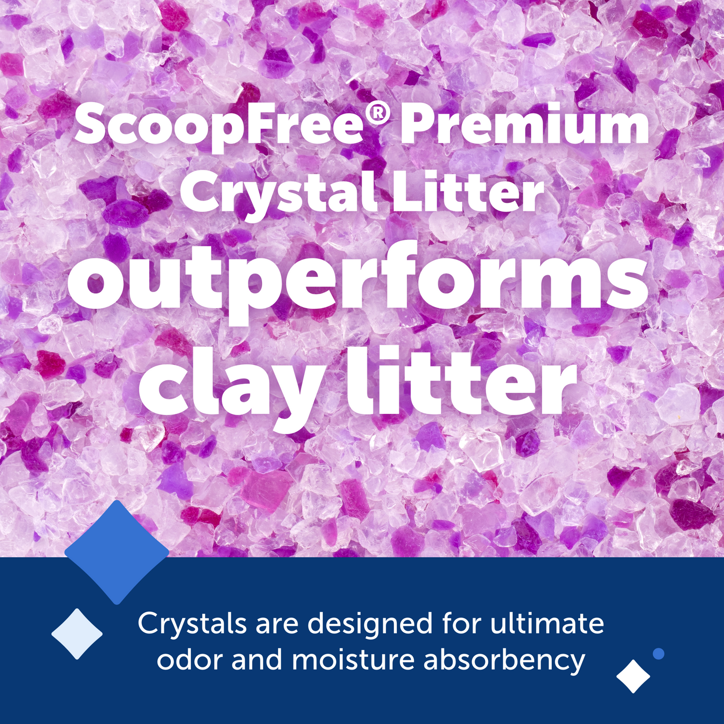 ScoopFree® Crystal Litter, Lavender, 2-Pack