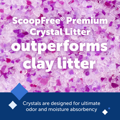 ScoopFree® Crystal Litter, Lavender, 2-Pack