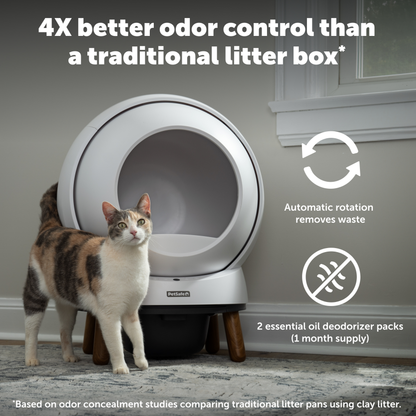 Smart Cat Litter Box - ScoopFree® SmartSpin™ Self-Cleaning