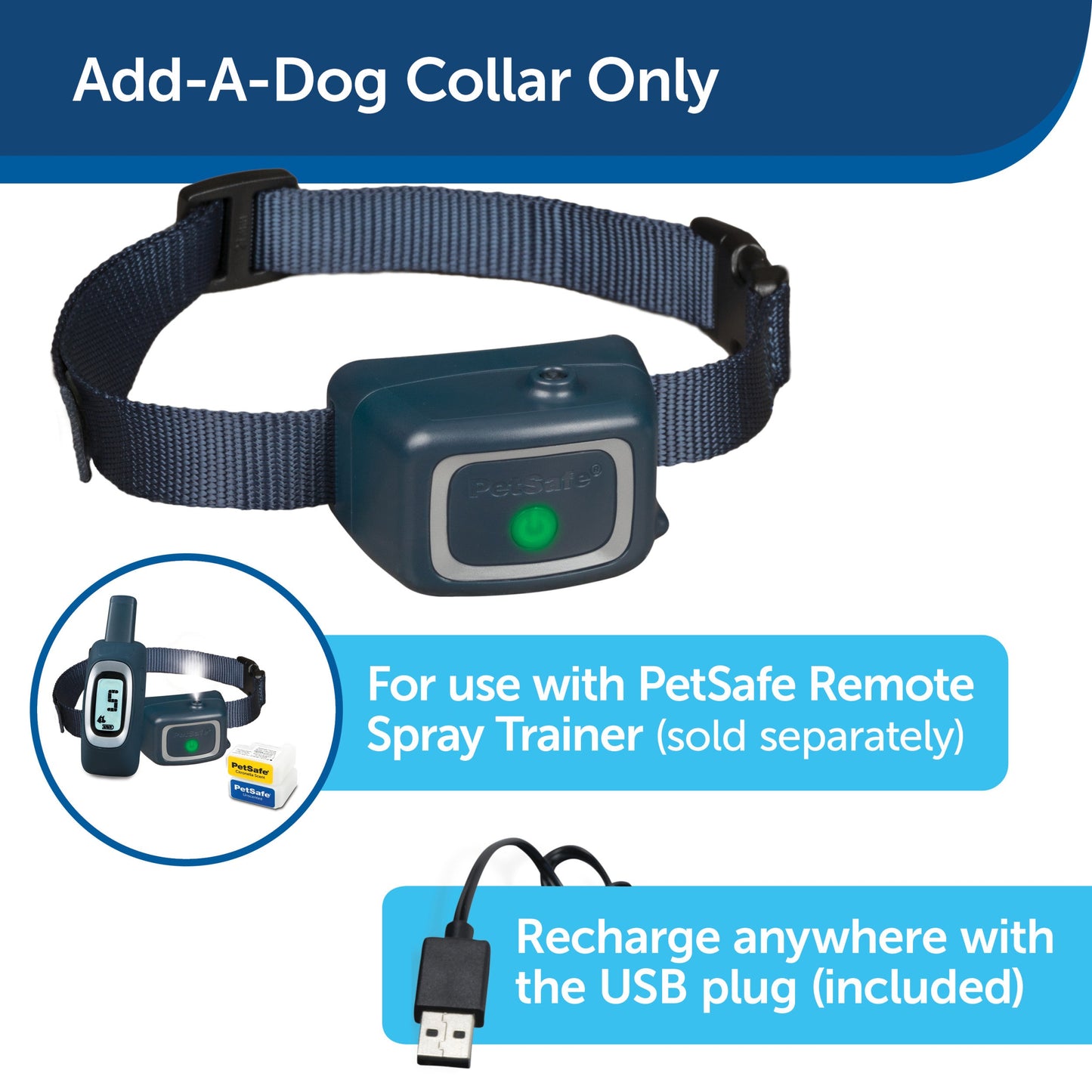 Remote Spray Trainer Add-A-Dog® Collar