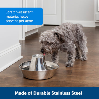 Seaside Stainless Pet Fountain
