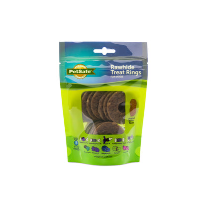 Busy Buddy® Natural Rawhide Rings
