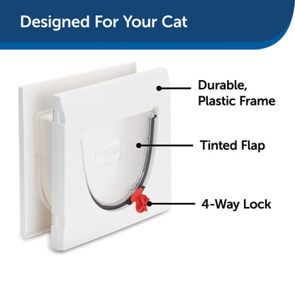 4-Way Locking Cat Flap