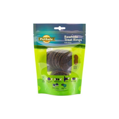 Busy Buddy® Natural Rawhide Rings