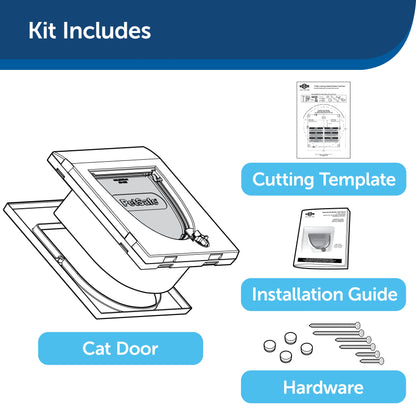 4-Way Locking Cat Flap