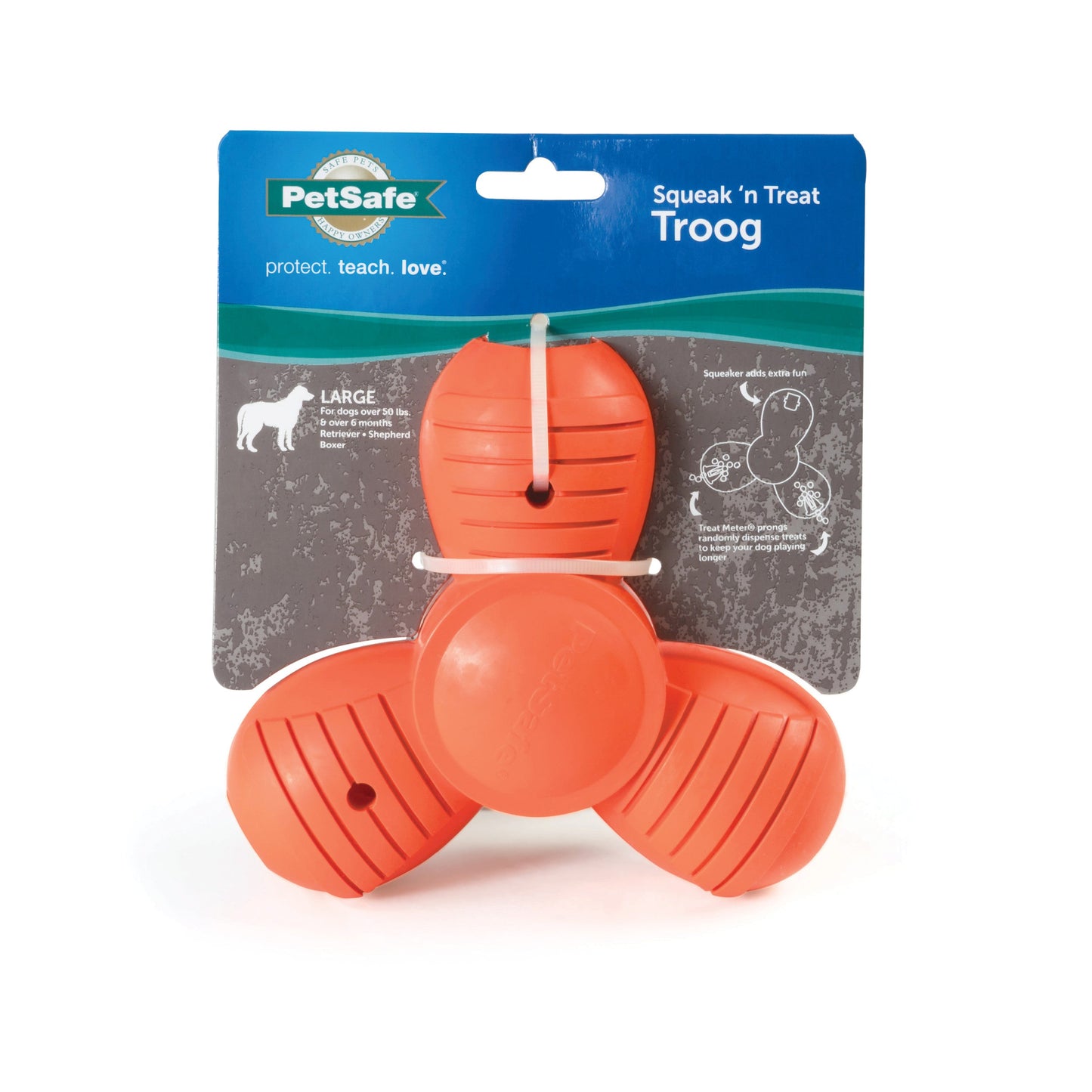 Busy Buddy® Squeak ‘n Treat Troog