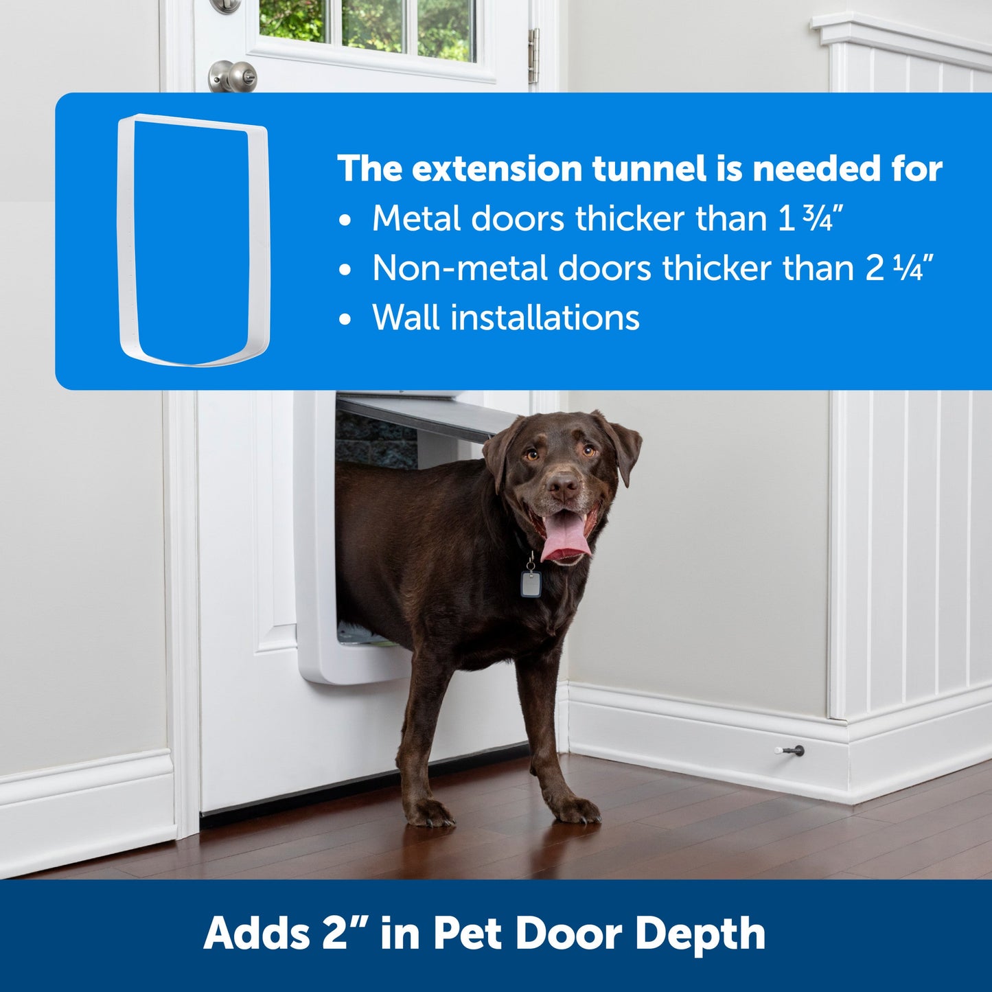 SmartDoor™ Connected Pet Door Tunnel Extension