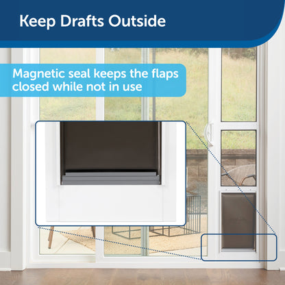 Extreme Weather Sliding Glass Pet Door™ Replacement Flaps