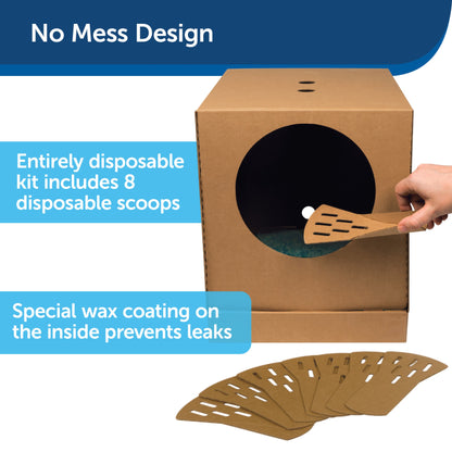 Disposable Litter Box with Litter