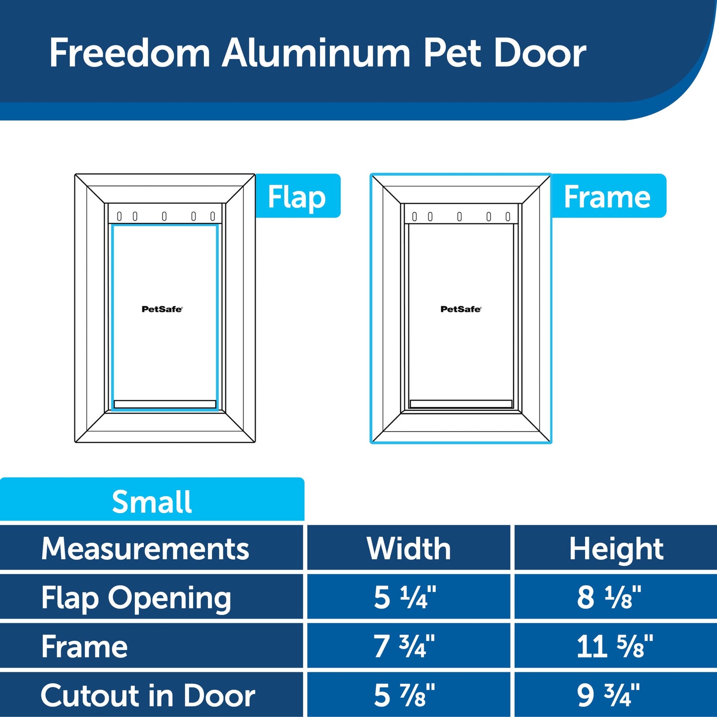 Freedom® Aluminum Pet Door