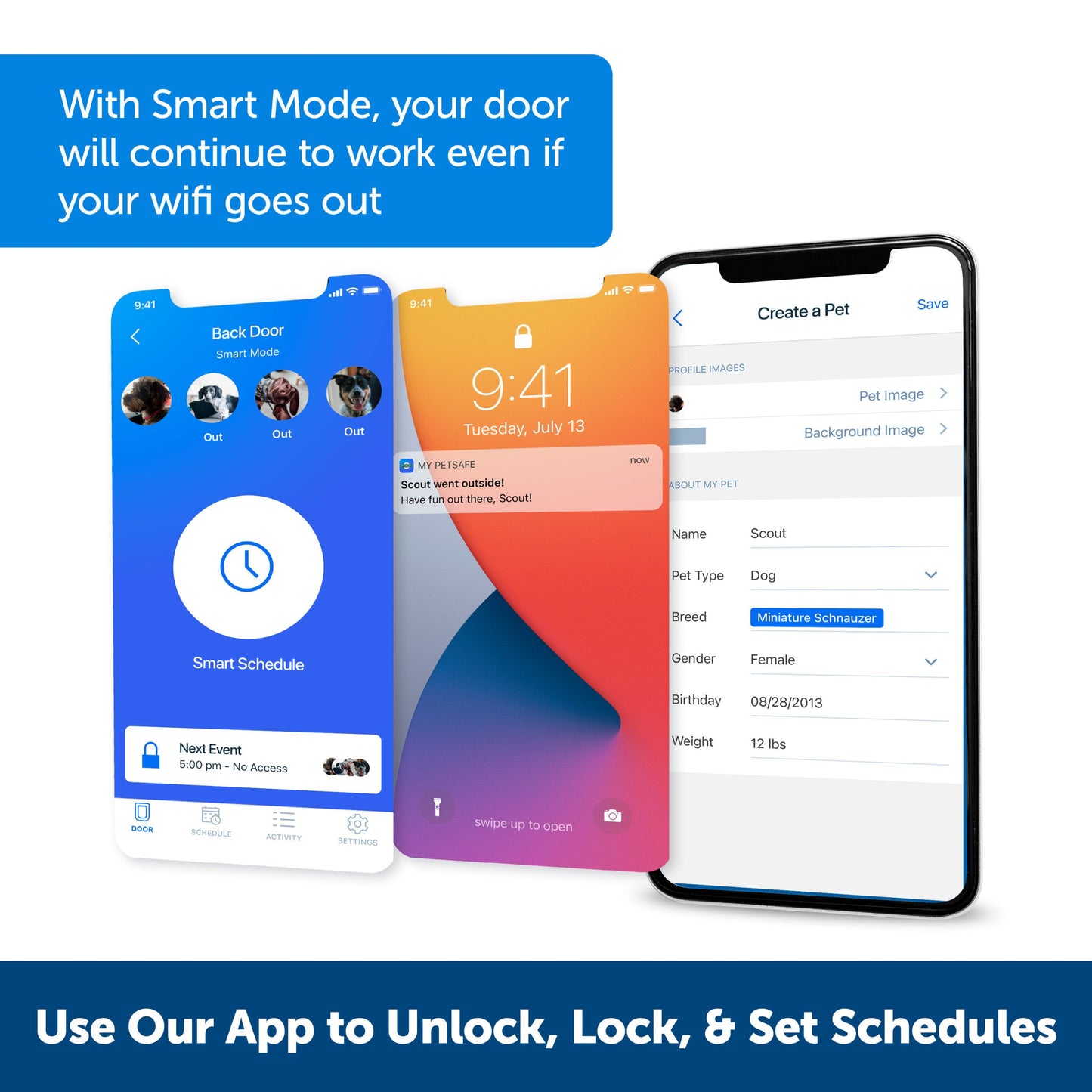 SmartDoor™ Connected Pet Door